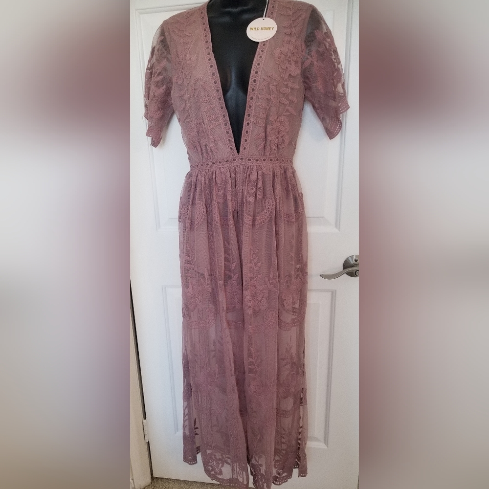 Wild Honey See Thru Dress w/shorts